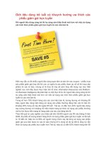 Giới tiêu dùng trẻ tuổi có khuynh hướng ưa thích các phiếu giảm giá trực tuyến docx