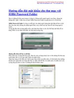 Hướng dẫn đặt mật khẩu cho thư mục với IOBit Password Folder docx
