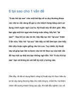 6 tại sao cho 1 vấn đề doc