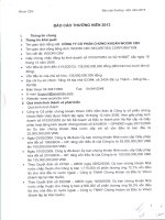 báo cáo thường niên 2013 công ty cổ phần chứng khoán woori cbv