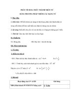 PHÂN TÍCH ĐA THỨC THÀNH NHÂN TỬ BẰNG PHƯƠNG PHÁP NHÓM CÁC HẠNG TỬ potx