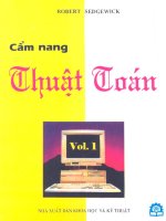 Cẩm nang thuật toán tập 1 part 1 doc