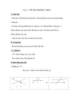 Tiết 14: ÔN TẬP CHƯƠNG I (tiết 1) docx