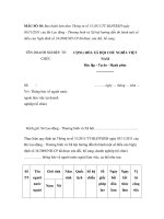 MẪU Thông báo về người nước ngoài làm việc tại doanh nghiệp ppt