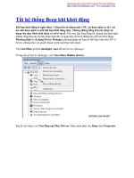 Tắt hệ thống Beep khi khởi động ppt