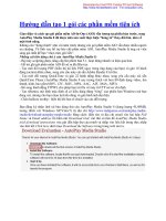 Hướng dẫn tạo 1 gói các phần mềm tiện ích pptx