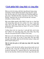 Cách phân biệt vàng thật và vàng độn pptx