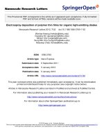 Báo cáo hóa học: 