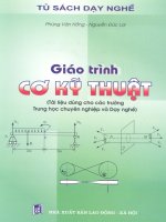 Giáo trình cơ kỹ thuật part 1 pdf