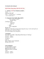 Một số hàm thông dụng nhất trong tin học pot