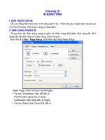 Tin học văn phòng: In bảng tính pdf