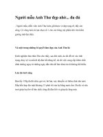 Người mẫu Anh Thư đẹp nhờ... đu đủ pot