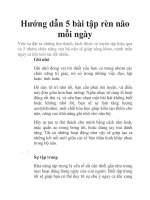 Hướng dẫn 5 bài tập rèn não mỗi ngày pptx