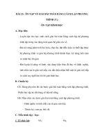 BÀI 23: ÔN TẬP VỀ GIẢI BÀI TOÁN BẰNG CÁCH LẬP PHƯƠNG TRÌNH (T1) pdf