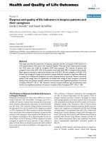 Health and Quality of Life Outcomes BioMed Central Research Open Access Dyspnea and quality of pdf