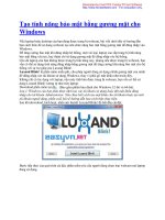 Tạo tính năng bảo mật bằng gương mặt cho Windows pptx