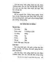 Thực đơn dinh dưỡng cho người bệnh loãng xương part 6 ppt