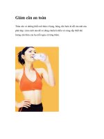 Giảm cân an toàn potx