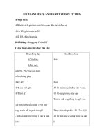 BÀI TOÁN LIÊN QUAN ĐẾN RÚT VỀ ĐƠN VỊ( TIẾP) docx