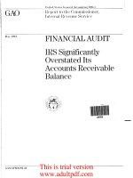 The IRS Receivables Balance Is Based on Data Maintained for Collection Purpoeee_part1 pdf