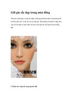 Giữ gìn sắc đẹp trong mùa đông docx