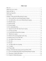 nghiên cứu bộ khuếch đại quang và ứng dụng trong hệ thống thông tin quang wdm