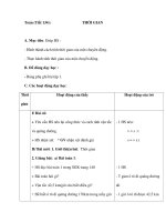 Toán (Tiết 134):THỜI GIAN pptx