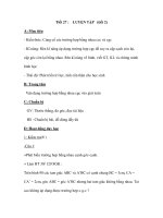 Tiết 27 : LUYỆN TẬP (tiết 2) pptx