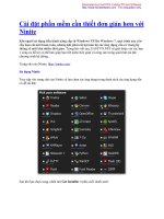 Cài đặt phần mềm cần thiết đơn giản hơn với Ninite doc