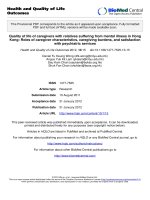 báo cáo hóa học: