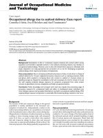 báo cáo hóa học: 