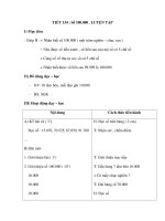 TIẾT 134 : Số 100.000 . LUYỆN TẬP doc