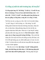 Cá rồng xệ mắt do môi trường hay di truyền? pdf