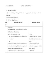 Toán (Tiết 120):LUYỆN TẬP CHUNG potx