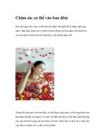 Chăm sóc cơ thể vào ban đêm doc