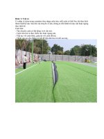 Quy trình thi công sân nhân tạo