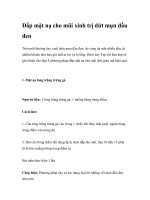 Đắp mặt nạ cho mũi xinh trị dứt mụn đầu đen doc