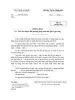 MẪU THÔNG BÁO V/v: Yêu cầu chuyển đổi phương pháp tính thuế giá trị gia tăng potx