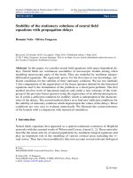 Journal of Mathematical Neuroscience (2011) 1:1 DOI 10.1186/2190-8567-1-1 RESEARCH Open doc