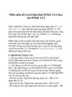 Phần mềm hỗ trợ kê khai thuế HTKK 2.5.4 thay cho HTKK 2.5.3 ppt