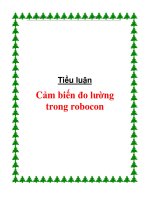 tiểu luận cảm biến đo lường trong robocon - luận văn, đồ án, đề tài tốt nghiệp