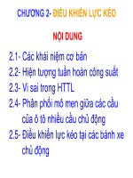 HỆ THỐNG TRUYỀN LỰC Ô TÔ CAO HỌC ĐH BÁCH KHOA HÀ NỘI CHƯƠNG 2 ĐIỀU KHIỂN LỰC KÉO