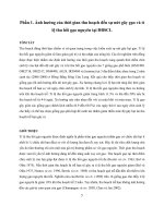 Phần 1. Ảnh hưởng của thời gian thu hoạch đến sự nứt gãy gạo và tỉ lệ ppt