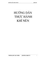HƯỚNG DẪN THỰC HÀNH MÔN KHÍ NÉN