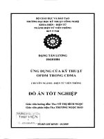 Ứng dụng của kỹ thuật OFDM trong CDMA