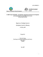 Báo cáo khoa học nông nghiệp 