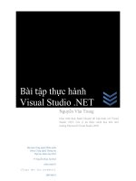 Bài tập thực hành Visual Studio .NET ppt
