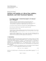 Báo cáo hoa học: 