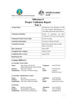 Báo cáo khoa học nông nghiệp 