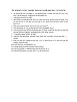 câu hỏi đồ án tốt nghiệp khoa kinh tế